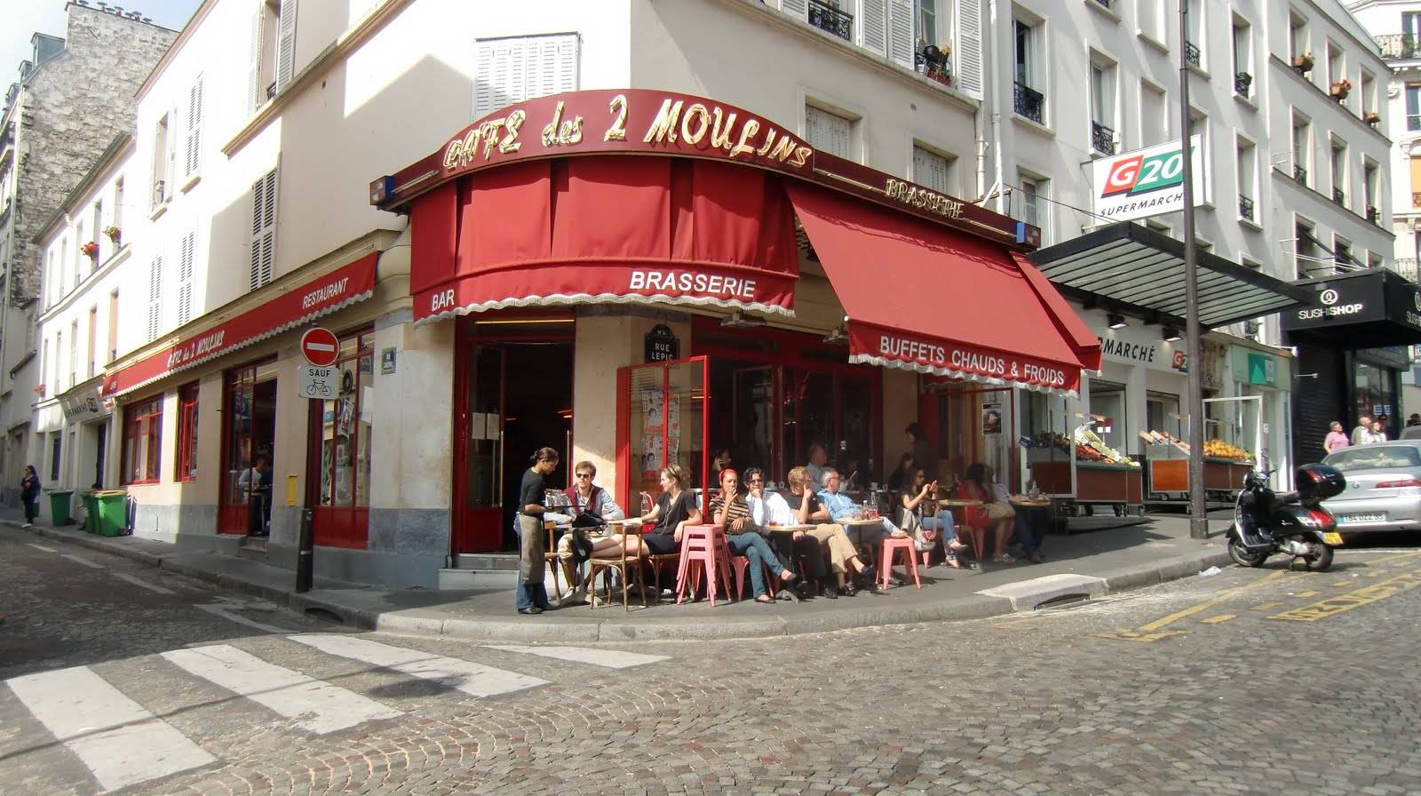 Кафе Амели в Париже