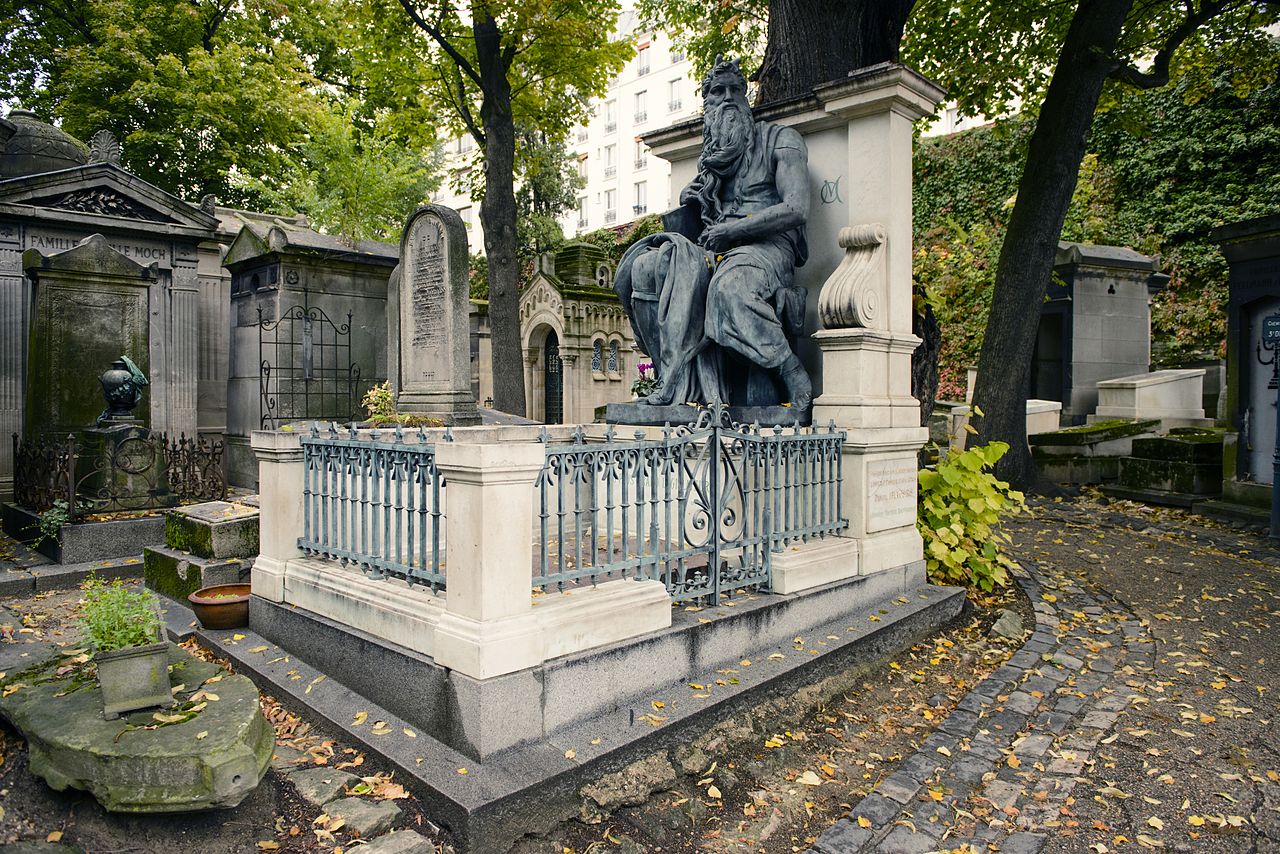 Кладбище Монмартр в Париже