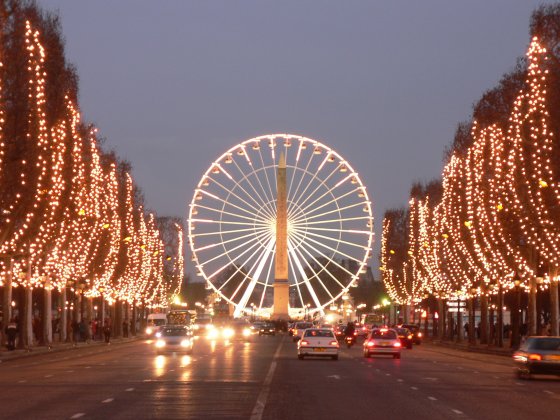 Чертово колесо в Париже