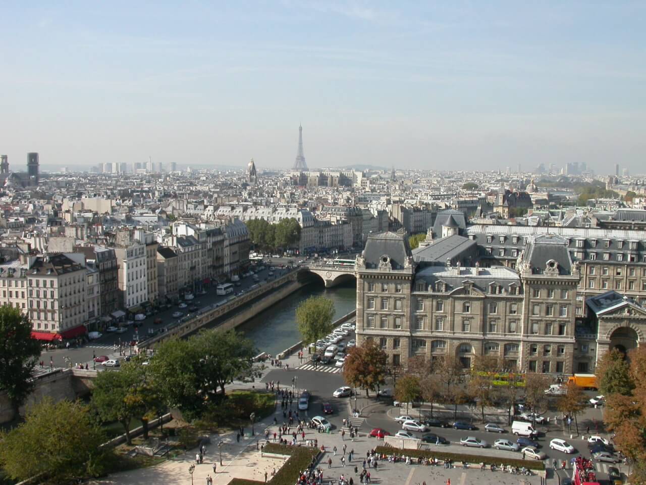 Смотровая площадка Собор Парижской Богоматери