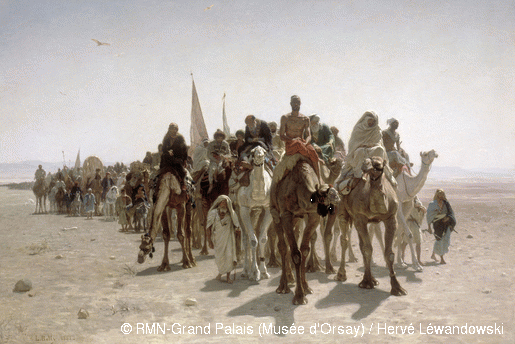 Паломники едут в Мекку (1861 г.)