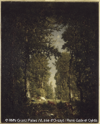 Проспект в лесу Л'Иль-Адам (1849 г.)